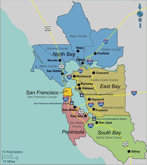 california bay area cities